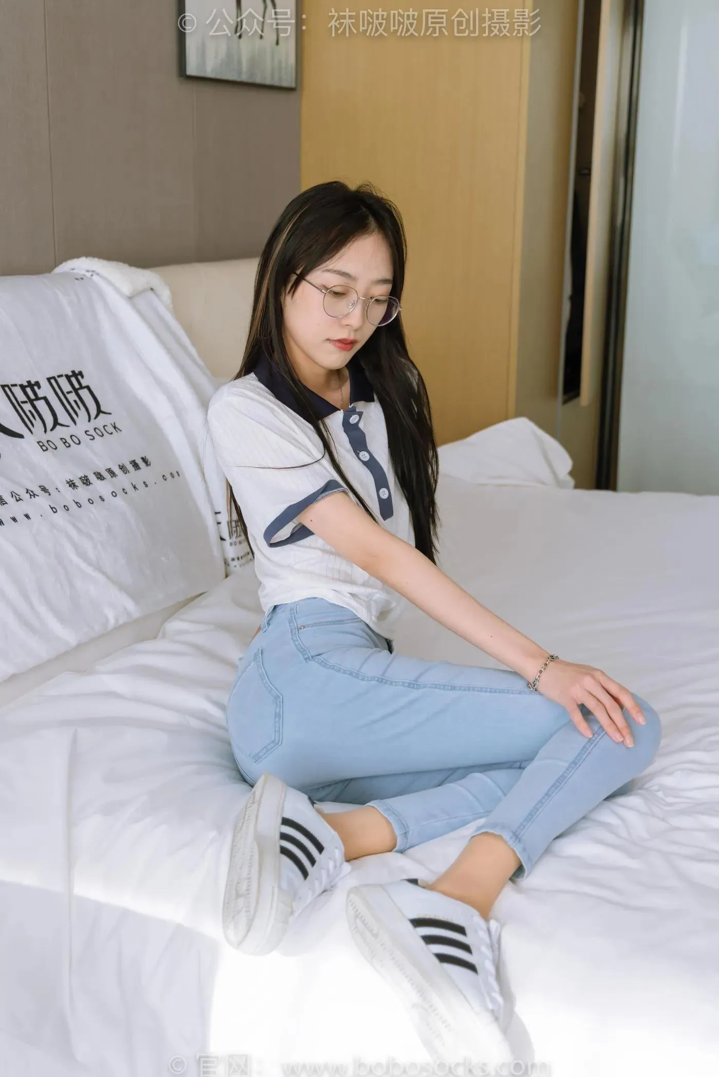 [BoBoSocks袜啵啵]NO.161 稚予-贝壳头板鞋、肉丝、裤里丝 [140P]插图6